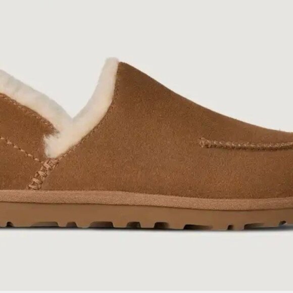 NIB UGGS UGG AUSTRALIA LORIA PULL ON SLIPPERS SHOES SIZE 9 CHESTNUT - Picture 5 of 9